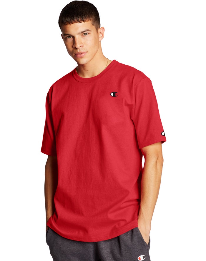 Camiseta Champion Hombre - Heritage C Logo ( Rojas ) 1528793-US